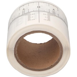 Generic Etiqueta Adhesiva para Regla de Cejas, Herramienta de Medición de Plástico Precisa para un Dibujo Perfecto de Cejas, 50 Piezas de Regla Adhesiva Desechable para Maquilladores y Profesionales de Microblading