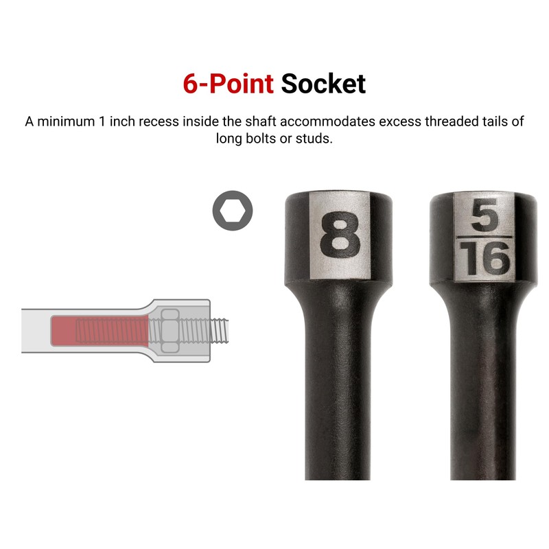 TEKTON 26886 8mm Nut Driver