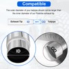Floshine Diesel Exhaust Elbow Tip, Side Exit Exhaust Tip, chromed