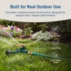Orbit 3-Arm Metal Sprinkler with Wheel Base for Lawns
