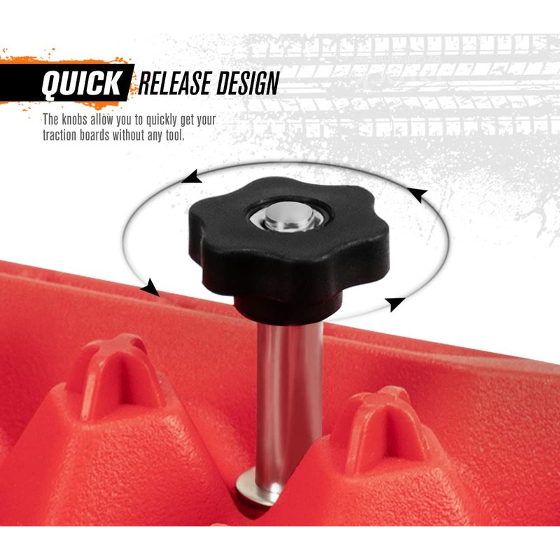 BUNKER INDUST Mounting Pins Kits for Recovery Tracks, Fit for