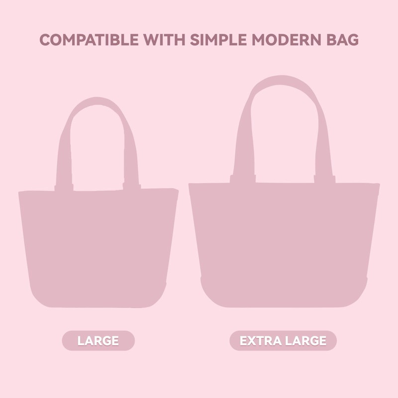 MITCHENIFY MITCHENIFY Clear Zipper Pouches Insert Compatible with Simple Modern