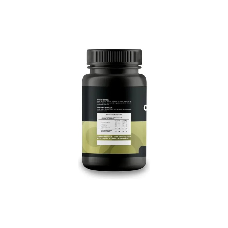 Aceite Coco Orégano Endaroo Vegano Sin Rellenos Sin Sabor