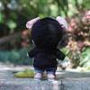 Sewning-Plush-Clothes-20cm Hoodie-Denim Pants-Doll (Black, 20cm)