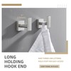 Angle Simple Towel Hooks for Bathroom, SUS304 Stainless Steel Robe