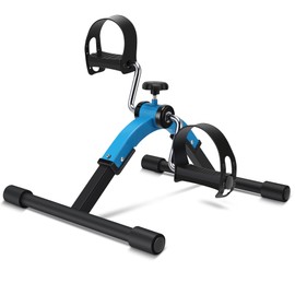 Pedal Exerciser Mini Exercise Bike for Leg and Arm Cycling Exercisce Foldable Pedaller