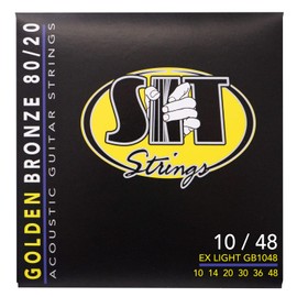 S.I.T. String GB1048 Extra Light 80/20 Bronze Acoustic Guitar String