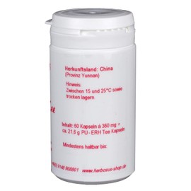 Herbosus Red Pu-ERH Tea (Yunnan Province) Capsules