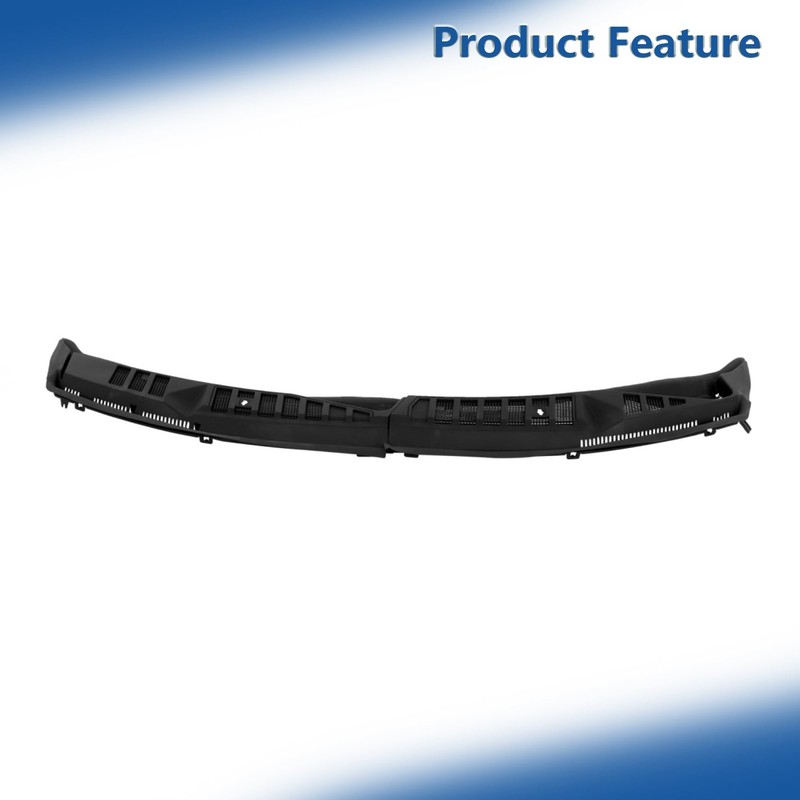 Silscvtt Windshield Window Wiper Cowl Cover Grille Front Black Replacement