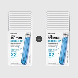 The Face Shop 10+10 더페이스샵 더 솔루션 더블업 보습마스크시트34458091 10+10 The Face Shop The Solution Double Up Moisture Mask Sheet 34458091