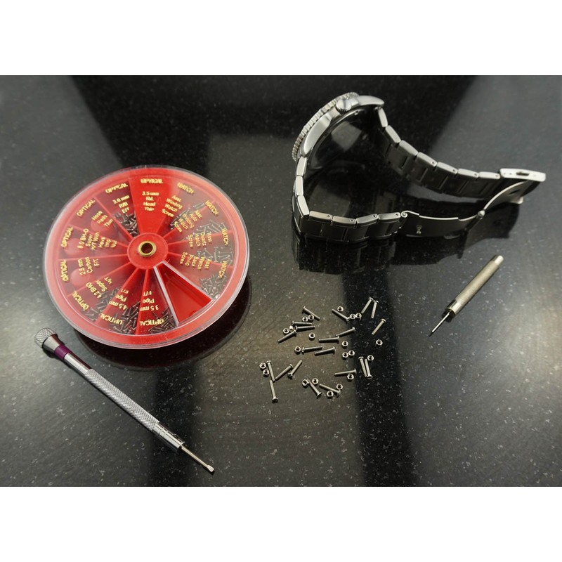SE 250-Piece Repair Screw Set - Includes Revolving Organizer, Assorted