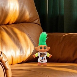 Small Troll Dolls - Christmas Miniature Ugly Toys,Adorable Shelf Figurines, Collectible Desk Ornament, Holiday Decoration for Living Room Bedroom Bookshelf