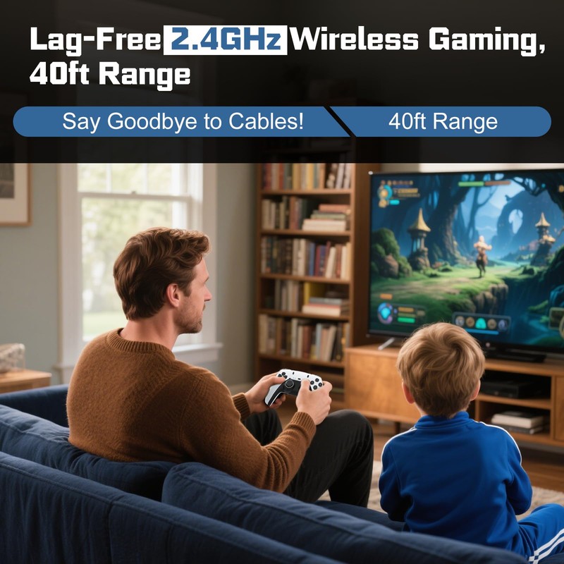 New Retro Game Console, Classic Video Games with 4K HDMI,