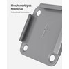 SONGMICS Floor Bracket for Side Awning Posts, Metal Plate with