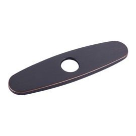 Faucet Plate, ALEASHA Kitchen Sink Cover Stainless Steel Plate for 1 or 3 Hole Bathroom or Kitchen Sink Faucet 10 Inch Escutcheon Hole Covers, Oil Rubbed Bronze