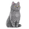 HONLANCH Animal Cat Series Shorthair Blue Cat Micro Building Blocks