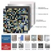 sanyeskkiy 10 Sheets Peel and Stick Backsplash Tile, Self-Adhesive Mosaic
