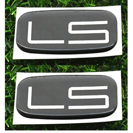 2Pcs LS Cab Emblems 3D Badge Logo Roof Pillar Replacement for 99-07 Silverado Tahoe Suburban 15036135 Pickup Truck SUV (Chrome)