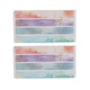 24pcs Bathroom Non Slip Strips Colorful Firm Sticking Waterproof Rubber