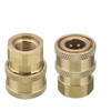M&M Smartek Quick Coupling Connection Bayonet Adapter 1/4 Inch for