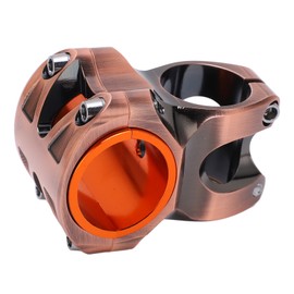 Mountain Bike Short Handlebar Stem 0 Degree Hollow Aluminum Alloy Bicycle Stem Part31.8x35mm/1.2x1.3in