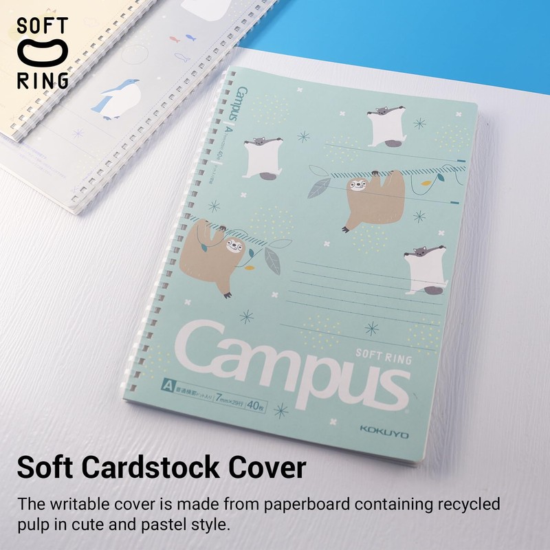 KOKUYO KOKUYO Spiral Notebook Journal, 3 Pack Campus B5 Soft