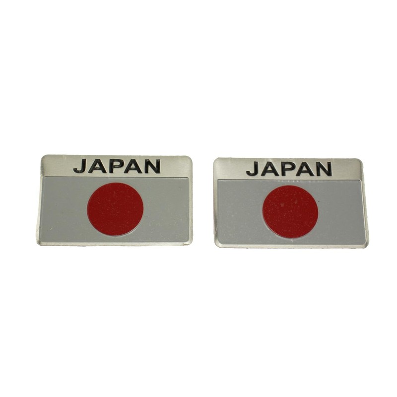 speed mao Car Japan Japan Flag Emblem Aluminum Stickers, 2