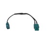Fakra Z Radio Antenna Adaptor for 2 x Fakra Radio