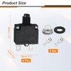 sourcing map 2PCS 15A Thermal Circuit Breakers, 125/250V AC,32V DC