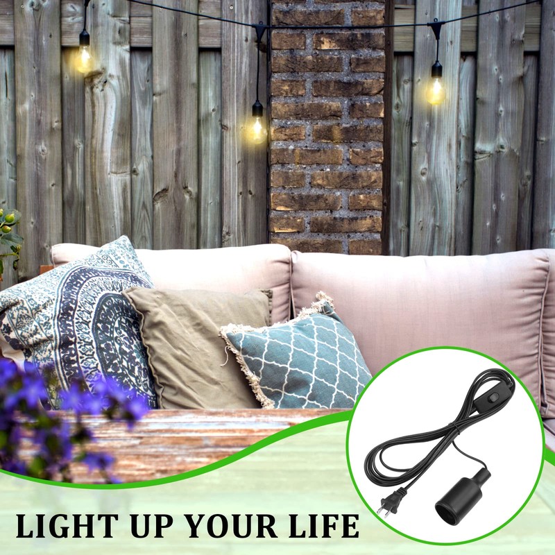 10 Pack Hanging Light Cord Pendant Light Cord with Switch