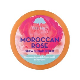 TREE HUT, Moroccan Rose Shea Sugar Scrub, Exfoliante Corporal de Azúcar Natural con Manteca de Karité y Esencia de Rosa Marroquí, Exfolia e Hidrata la