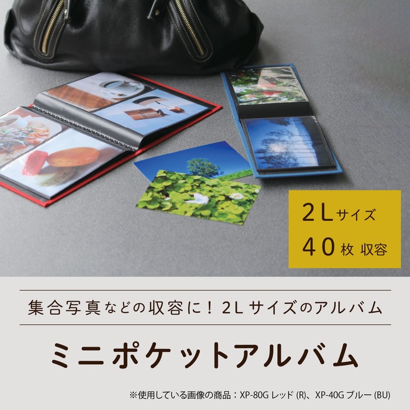 セキセイ(Sekisei) アルバム ポケット ハーパーハウス レミニッセンス ミニポケットアルバム 2Lサイズ 40枚収容 2L 21~50枚
