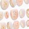 Sun&Beam Nails Handmade Nail Tips Short Coffin Ballerina False Nail
