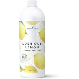 Young Living Lushious Lemon Foaming Hand Soap | 32 oz Bottle | Refreshing and Invigorating Citrus Scent | For Gentle Cleansing, Moisturizing, and Hydrating Hands Without Harsh Chemicals