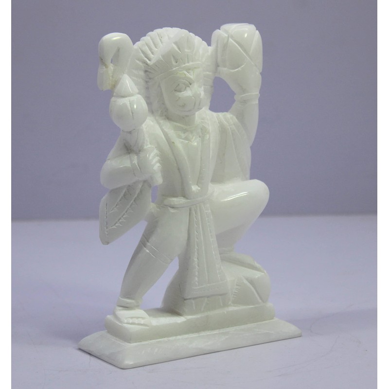 ESPLANADE Marble Hanuman Anjaneya Pavan Putra Idol Murti Moorti Statue