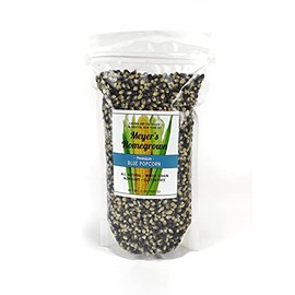 Meyer's Homegrown Premium 2lb Blue Popcorn, Sweet and Crunchy, No GMO/Peanuts/Tree Nuts, Naturally Gluten Free