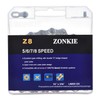 5/6/7/8-Speed Bicycle Chain 1/2 x 3/32 Inch 120 Links