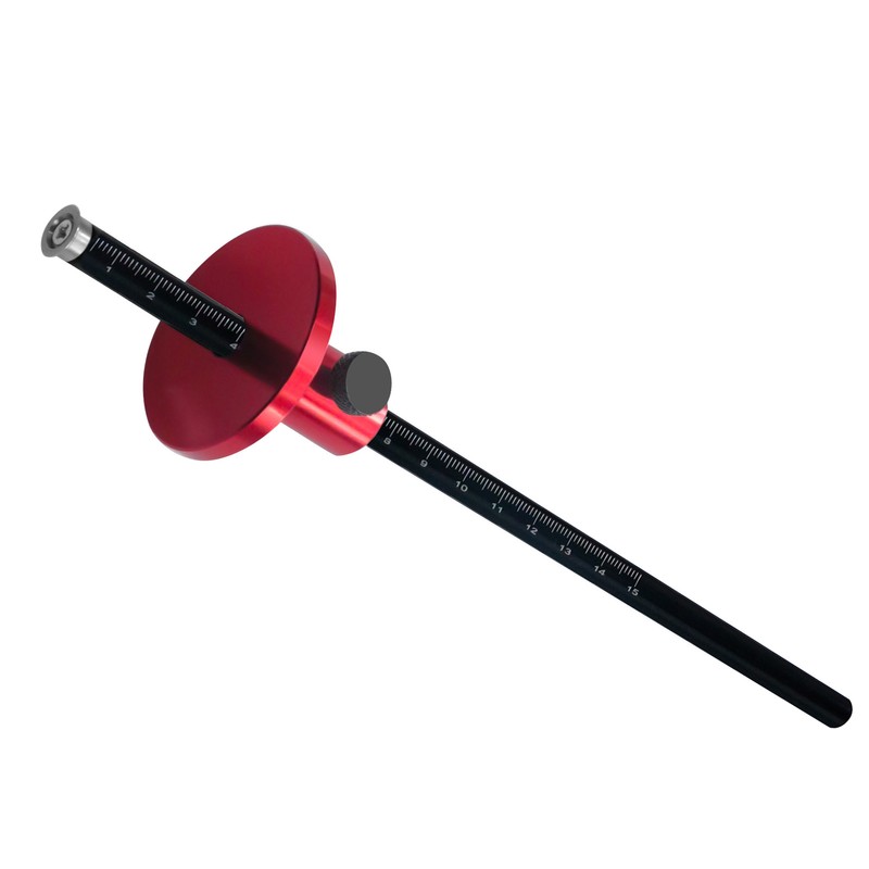 European Style Wheel Marking Gauge Aluminum Alloy Scriber Woodworking Mortise