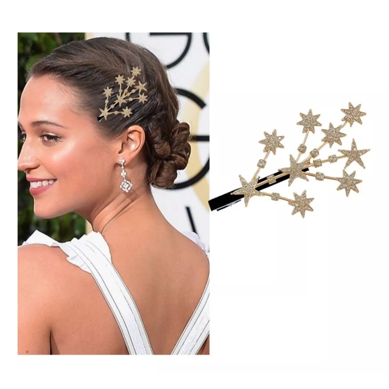 ACCESORIOS NEDA Broche Para Cabello De Estrellas Accesorio Tiara Elegante