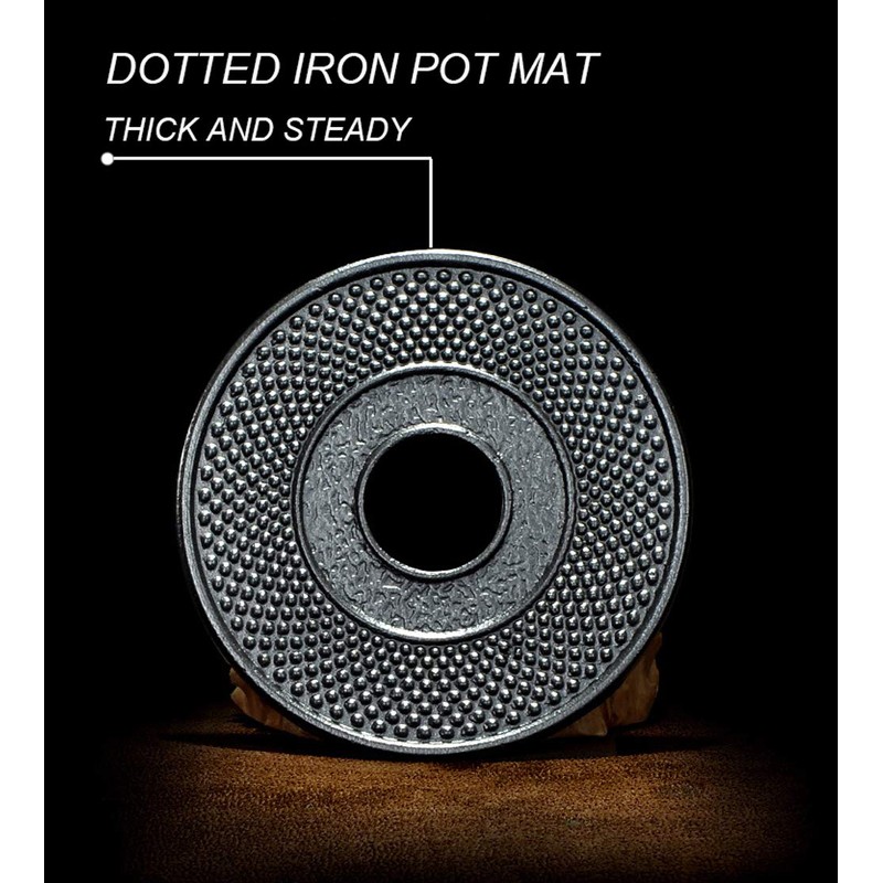HwaGui Insulated Cast Iron Pot Mat, Teapot Holder, Paired with