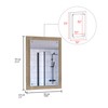 TREATLIFE HOME Enhance Your Space with Rectangular Bathroom Mirror, Light