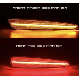 Vette Lights Laser 2005-2013 C6 Corvette Clear Lens Laser LED Side Markers