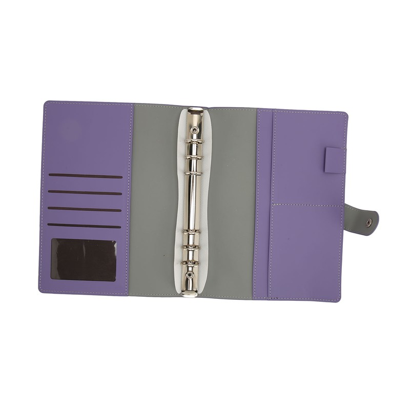 Money Saving Binder Waterproof PU Leather A5 Budget Binder with