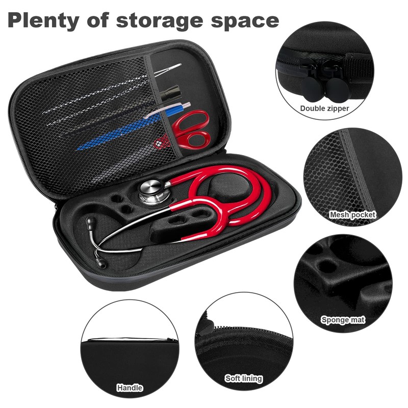 Stethoscope Case Shockproof Travel Storage Bag Portable Stethoscope Hard Carrying