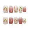 Handmade Nail Tip Short Coffin 3D Fashionable Nail Popular Japanese