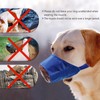 Soft Anti-Biting Barking Chewing Muzzle, Breathable Waterproof Adjustable Muzzle for