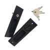 CCJH Privacy Pocket Door Lock Hardware with Key, Pocket Door