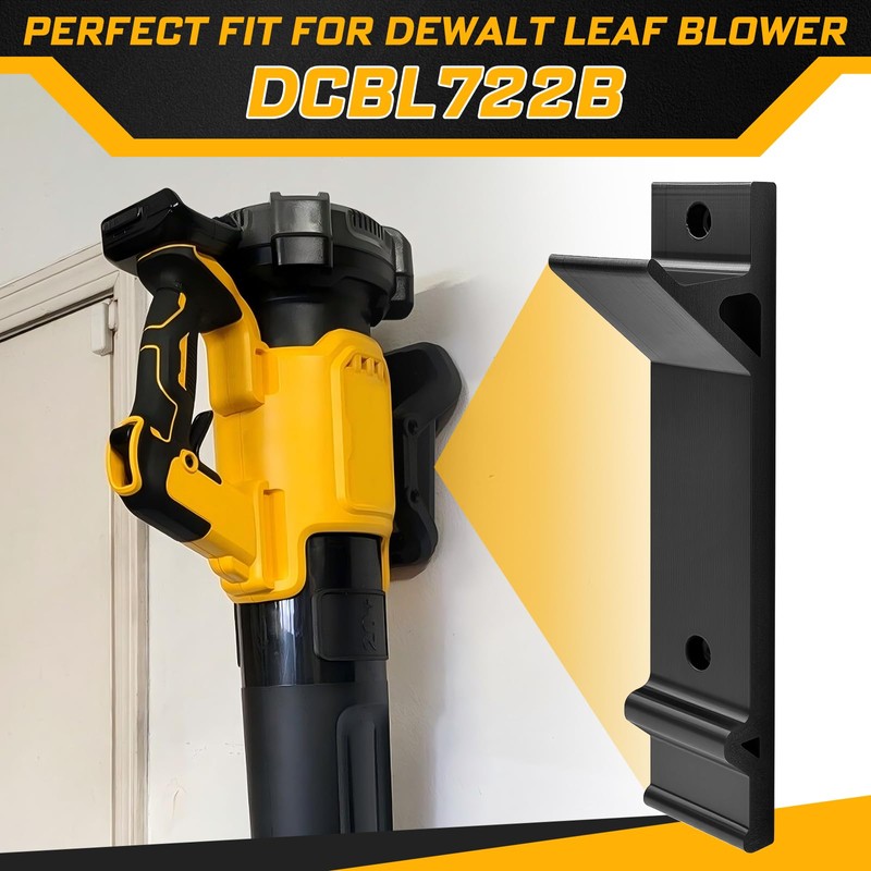 Wall Mount Holder for Dewalt Leaf Blower(DCBL722), Wall Bracket Compatible