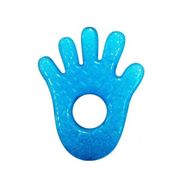 Munchkin Fun Ice Chewy Teether 0m+ Blue Color, Hand Shape