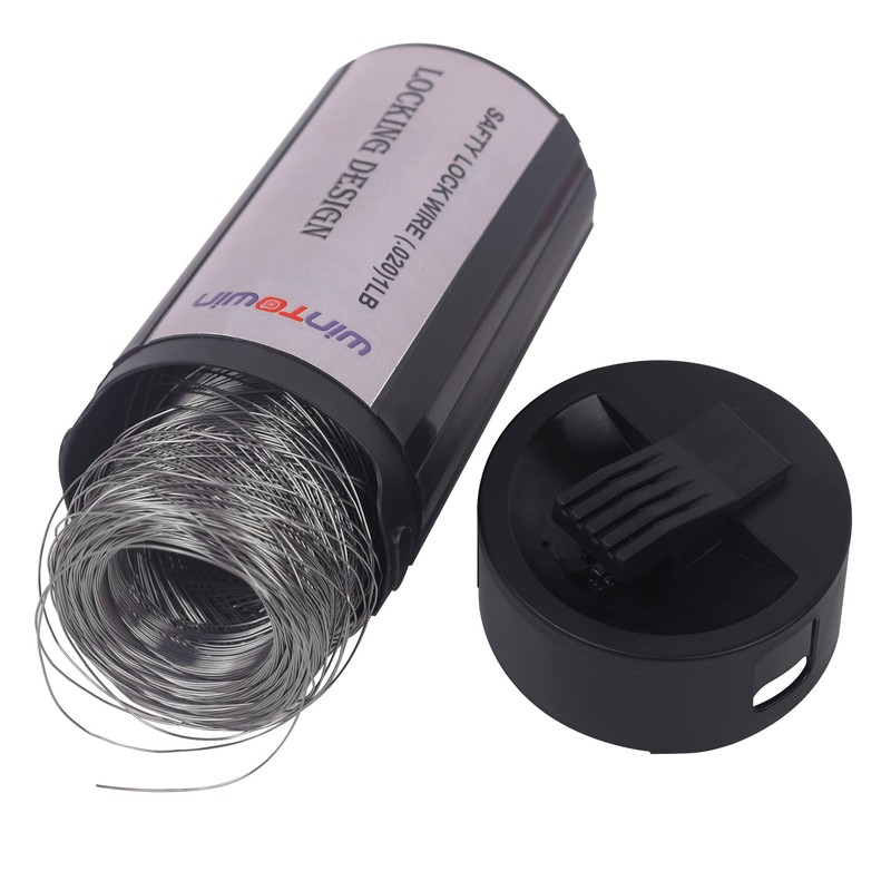 Safety Lockwire .021" (0.53mm),840FT 304 Stainless Steel Twist Safety Lock